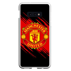 Чехол для Samsung S10E с принтом МАНЧЕСТЕР ЮНАЙТЕД FCMU MANCHESTER UNITED , Силикон | Область печати: задняя сторона чехла, без боковых панелей | fc | fcmu | football | football club | manchester united | red devils | sport | красные дьяволы | манчестер юнайтед | спорт | фк | фкмю | футбол | футбольный клуб