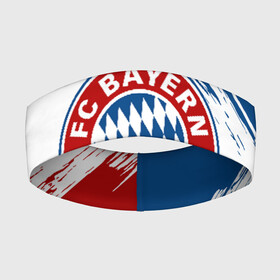 Повязка на голову 3D с принтом BAYERN MUNCHEN | БАЙЕРН МЮНХЕН ,  |  | bayern | bayern munchen | fc bayern | football | football club | sport | бавария | спорт | футбол | футбольный клуб