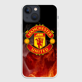 Чехол для iPhone 13 mini с принтом МАНЧЕСТЕР ЮНАЙТЕД ,  |  | fc | fcmu | football | football club | manchester united | sport | манчестер юнайтед | спорт | фк | фкмю | футбол | футбольный клуб