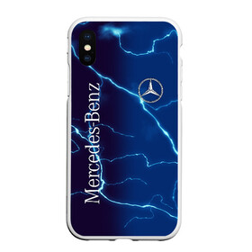 Чехол для iPhone XS Max матовый с принтом MERCEDES-BENZ , Силикон | Область печати: задняя сторона чехла, без боковых панелей | amg | benz | mercedes | амг | бенз | бенс | бенц | гелик | мерин | мерс | мерседес