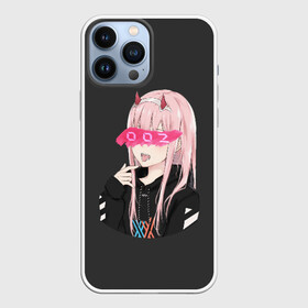 Чехол для iPhone 13 Pro Max с принтом Zero Two ,  |  | ahegao | anime | girl | girls | hikky | kawaii | kowai | senpai | waifu | yandre | аниме | ахегао | вайфу | девушка | кавай | кун | семпай | сенпай | тян