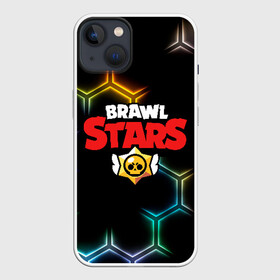 Чехол для iPhone 13 с принтом Brawl Stars Color Hex ,  |  | Тематика изображения на принте: brawl | brawl st | brawl stars | colt | hexagon | logo | map | mobo | pattern | poco | shelly | stars | бравл | игра | игры | карта | кольт | лого | мобильные игры | патерн | паттерн | поко | соты | старс | шелли