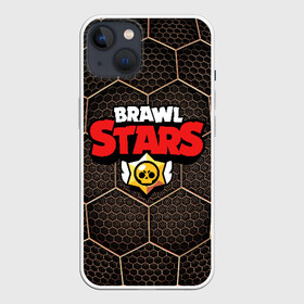 Чехол для iPhone 13 с принтом Brawl Stars Metal Hex ,  |  | brawl | brawl st | brawl stars | colt | hexagon | logo | map | mobo | pattern | poco | shelly | stars | бравл | игра | игры | карта | кольт | лого | мобильные игры | патерн | паттерн | поко | соты | старс | шелли