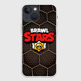 Чехол для iPhone 13 mini с принтом Brawl Stars Metal Hex ,  |  | Тематика изображения на принте: brawl | brawl st | brawl stars | colt | hexagon | logo | map | mobo | pattern | poco | shelly | stars | бравл | игра | игры | карта | кольт | лого | мобильные игры | патерн | паттерн | поко | соты | старс | шелли