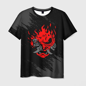 Мужская футболка 3D с принтом SAMURAI KEANU REEVES , 100% полиэфир | прямой крой, круглый вырез горловины, длина до линии бедер | Тематика изображения на принте: cd project red | cyberpunk 2077 | keanu reeves | samurai | киану ривз | киберпанк 2077 | самураи