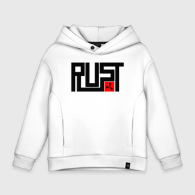 Детское худи Oversize хлопок с принтом RUST , френч-терри — 70% хлопок, 30% полиэстер. Мягкий теплый начес внутри —100% хлопок | боковые карманы, эластичные манжеты и нижняя кромка, капюшон на магнитной кнопке | magic rust | rust | rust 2019 | раст | раст 2019. | раст легаси