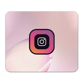 Коврик для мышки прямоугольный с принтом Instagram(редактируемое лого) , натуральный каучук | размер 230 х 185 мм; запечатка лицевой стороны | Тематика изображения на принте: 