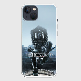 Чехол для iPhone 13 с принтом DISHONORED | КОРВО АТТАНО ,  |  | arkane studios | bethesda softworks | corvo | corvo attano | death of the outside | dishonored | emily kaldwin | outsider | аркейн | бетесда | дисороред | дишоноред | корво | корво аттано | метка | чужой | эмили | эмили колдуин