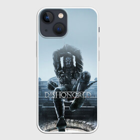 Чехол для iPhone 13 mini с принтом DISHONORED | КОРВО АТТАНО ,  |  | arkane studios | bethesda softworks | corvo | corvo attano | death of the outside | dishonored | emily kaldwin | outsider | аркейн | бетесда | дисороред | дишоноред | корво | корво аттано | метка | чужой | эмили | эмили колдуин