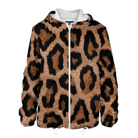 Мужская куртка 3D с принтом Леопардовая расцветка , ткань верха — 100% полиэстер, подклад — флис | прямой крой, подол и капюшон оформлены резинкой с фиксаторами, два кармана без застежек по бокам, один большой потайной карман на груди. Карман на груди застегивается на липучку | леопард | леопардовая | леопардовые | леопардовый | леопарды | пятнистые | пятнистый | пятнистым | расцветка