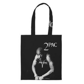 Шоппер 3D с принтом 2pac , 100% полиэстер | Плотность: 200 г/м2; Размер: 34×35 см; Высота лямок: 30 см | 2pac | changes | nigga | oldschool | pac | rap | нигга | олдскулл | пак | рэп | тупак