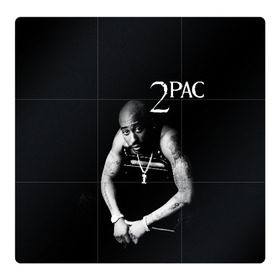 Магнитный плакат 3Х3 с принтом 2pac , Полимерный материал с магнитным слоем | 9 деталей размером 9*9 см | 2pac | changes | nigga | oldschool | pac | rap | нигга | олдскулл | пак | рэп | тупак