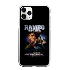 Чехол для iPhone 11 Pro Max матовый с принтом Rambo First Blood , Силикон |  | action | army | blood | first | john | last | rambo | stallone | states | sylvester | united | usa | армия | боевик | джон | кровь | первая | последняя | рэмбо | сильвестр | сталлоне | сша