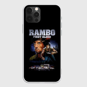 Чехол для iPhone 12 Pro Max с принтом Rambo First Blood , Силикон |  | Тематика изображения на принте: action | army | blood | first | john | last | rambo | stallone | states | sylvester | united | usa | армия | боевик | джон | кровь | первая | последняя | рэмбо | сильвестр | сталлоне | сша