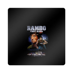 Магнит виниловый Квадрат с принтом Rambo: First Blood , полимерный материал с магнитным слоем | размер 9*9 см, закругленные углы | action | army | blood | first | john | last | rambo | stallone | states | sylvester | united | usa | армия | боевик | джон | кровь | первая | последняя | рэмбо | сильвестр | сталлоне | сша