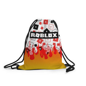 Рюкзак-мешок 3D с принтом ROBLOX , 100% полиэстер | плотность ткани — 200 г/м2, размер — 35 х 45 см; лямки — толстые шнурки, застежка на шнуровке, без карманов и подкладки | roblox | roblox simulator. | код роблокс | роблокс | роблокс симулятор