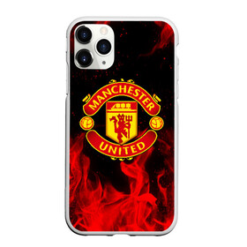 Чехол для iPhone 11 Pro Max матовый с принтом МАНЧЕСТЕР ЮНАЙТЕД , Силикон |  | bright | fc | fcmu | fire | flame | football | football club | heat | light | manchester united | red devils | sport | wildfire | искры | красные дьяволы | манчестер юнайтед | огненный | огонь | пламя | пожар | спорт | фк | фкмю