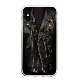 Чехол для iPhone XS Max матовый с принтом Косуха терминатора , Силикон | Область печати: задняя сторона чехла, без боковых панелей | арнольд | доспехи | замки | застежки | касуха | клепки | кожа | кожаная | кожанка | костюм | косуха | куртец | куртка | молнии | панк | потертая | рок | старая | терминатор | тертая