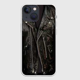 Чехол для iPhone 13 mini с принтом Косуха терминатора ,  |  | Тематика изображения на принте: арнольд | доспехи | замки | застежки | касуха | клепки | кожа | кожаная | кожанка | костюм | косуха | куртец | куртка | молнии | панк | потертая | рок | старая | терминатор | тертая