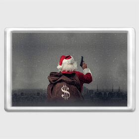 Магнит 45*70 с принтом Very Bad Santa , Пластик | Размер: 78*52 мм; Размер печати: 70*45 | 