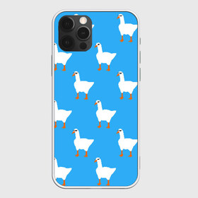 Чехол для iPhone 12 Pro Max с принтом КРУТЫЕ ГУСИ , Силикон |  | Тематика изображения на принте: meme | untitled goose game | злой гусь | мем | птица
