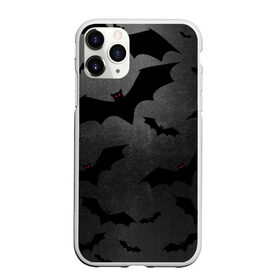 Чехол для iPhone 11 Pro Max матовый с принтом Летучие мыши повсюду! , Силикон |  | bat | bats | halloween | halloweenparty | в подарок | вампиры | для подарка | летучие | летят | мыши | мышь | напугать | темная | хеллоуин | хэллоуин | черный