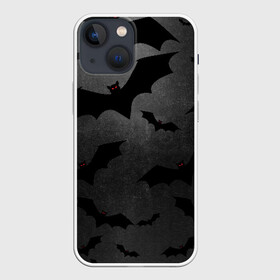 Чехол для iPhone 13 mini с принтом Летучие мыши повсюду ,  |  | bat | bats | halloween | halloweenparty | в подарок | вампиры | для подарка | летучие | летят | мыши | мышь | напугать | темная | хеллоуин | хэллоуин | черный