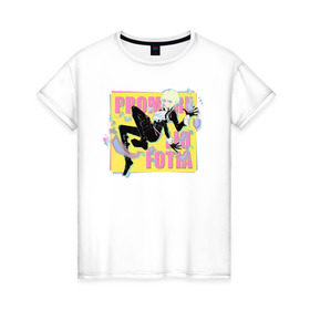 Женская футболка хлопок с принтом Promare Fotia , 100% хлопок | прямой крой, круглый вырез горловины, длина до линии бедер, слегка спущенное плечо | anime | fotia | promare | аниме | промар | фотиа