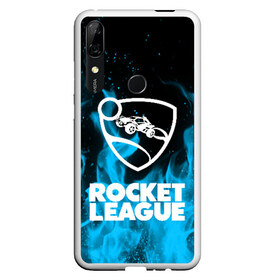 Чехол для Honor P Smart Z с принтом ROCKET LEAGUE , Силикон | Область печати: задняя сторона чехла, без боковых панелей | Тематика изображения на принте: racing. | rocket league | rocket league garage | rocket trade | гонки | рокет лига