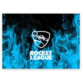 Поздравительная открытка с принтом ROCKET LEAGUE , 100% бумага | плотность бумаги 280 г/м2, матовая, на обратной стороне линовка и место для марки
 | racing. | rocket league | rocket league garage | rocket trade | гонки | рокет лига