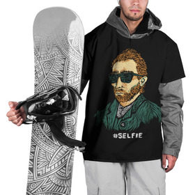 Накидка на куртку 3D с принтом Ван Гог (Selfie) , 100% полиэстер |  | memes | selfie | van gogh | vincent | ван гог | винсент | знаменитости | знаменитость | искусство | картина | картинки | мем | мемы | прикольные | селфи | художник