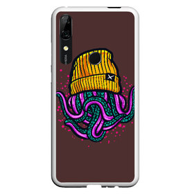 Чехол для Honor P Smart Z с принтом Octopus(Lil Peep GBC) , Силикон | Область печати: задняя сторона чехла, без боковых панелей | gbc | lil | peep | rap | rock | бордовый | желтый | зеленый | исполнитель | картинка | надпись на спине | осьминог | редактируемый дизайн | рок | рэп | рэпер | сочный цвет | фиолетовый