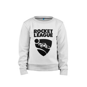 Детский свитшот хлопок с принтом ROCKET LEAGUE , 100% хлопок | круглый вырез горловины, эластичные манжеты, пояс и воротник | racing. | rocket league | rocket league garage | rocket trade | гонки | рокет лига