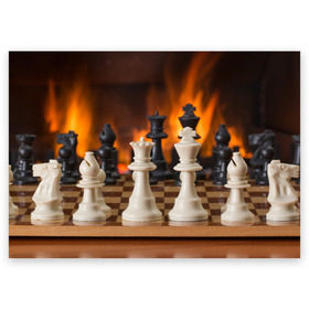 Поздравительная открытка с принтом Шахматы , 100% бумага | плотность бумаги 280 г/м2, матовая, на обратной стороне линовка и место для марки
 | дамка | доска | игра | игры | камин | конь | король | огне | огнём | огненное | огонь | пешка | пламя | слон | ферзь | фигурки | фигуры | шахматная | шахматы