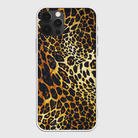 Чехол для iPhone 12 Pro Max с принтом Леопард , Силикон |  | кошка | лео | леопард | мех | хищник