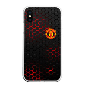 Чехол для iPhone XS Max матовый с принтом МАНЧЕСТЕР ЮНАЙТЕД FCMU MANCHESTER UNITED , Силикон | Область печати: задняя сторона чехла, без боковых панелей | fc | fcmu | football | football club | manchester united | red devils | sport | красные дьяволы | манчестер юнайтед | спорт | фк | фкмю | футбол | футбольный клуб