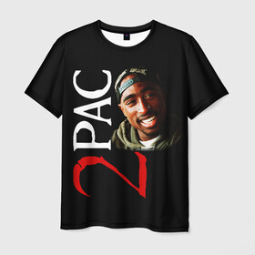 Мужская футболка 3D с принтом 2pac , 100% полиэфир | прямой крой, круглый вырез горловины, длина до линии бедер | 2pac | nigga | oldschool | pac | rap | нигга | олдскулл | пак | рэп | тупак