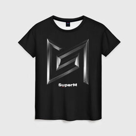 Женская футболка 3D с принтом SuperM , 100% полиэфир ( синтетическое хлопкоподобное полотно) | прямой крой, круглый вырез горловины, длина до линии бедер | Тематика изображения на принте: baekhyun | k pop | kai | lucas | mark | super m | superm | taemin | taeyong | ten | к поп | музыка | супер м | суперм