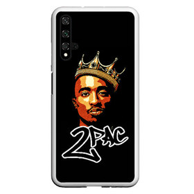 Чехол для Honor 20 с принтом 2pac , Силикон | Область печати: задняя сторона чехла, без боковых панелей | Тематика изображения на принте: 2pac | nigga | oldschool | pac | rap | нигга | олдскулл | пак | рэп | тупак