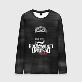 Мужской лонгслив 3D с принтом Hollywood Undead , 100% полиэстер | длинные рукава, круглый вырез горловины, полуприлегающий силуэт | Тематика изображения на принте: charlie scene | danny | funny man | hollywood undead | hu | j dog | johnny 3 tears | андед | голивуд | голливудская | группа | гу | нежить | реп | рок | рэп | рэпкор | ундед | ундэ