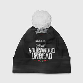 Шапка 3D c помпоном с принтом Hollywood Undead , 100% полиэстер | универсальный размер, печать по всей поверхности изделия | charlie scene | danny | funny man | hollywood undead | hu | j dog | johnny 3 tears | андед | голивуд | голливудская | группа | гу | нежить | реп | рок | рэп | рэпкор | ундед | ундэ