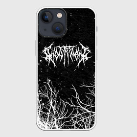 Чехол для iPhone 13 mini с принтом GHOSTEMANE BLACK FOREST ,  |  | Тематика изображения на принте: eric whitney | ghostemane | trash | треш