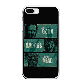 Чехол для iPhone 7Plus/8 Plus матовый с принтом The Walking Dead , Силикон | Область печати: задняя сторона чехла, без боковых панелей | amc | carol | daryl | dixon | michonne | negan | reaction | rick | season 10 | twd | zombies | диксон | дэрил | зомби | мертвецы | мишонн | неган | реакция | рик | ходячие