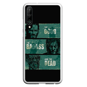 Чехол для Honor P30 с принтом The Walking Dead , Силикон | Область печати: задняя сторона чехла, без боковых панелей | amc | carol | daryl | dixon | michonne | negan | reaction | rick | season 10 | twd | zombies | диксон | дэрил | зомби | мертвецы | мишонн | неган | реакция | рик | ходячие