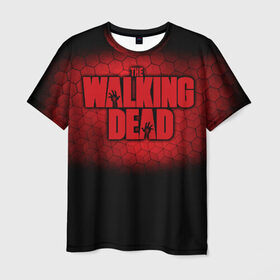Мужская футболка 3D с принтом The Walking Dead , 100% полиэфир | прямой крой, круглый вырез горловины, длина до линии бедер | amc | carol | daryl | dixon | michonne | negan | reaction | rick | season 10 | twd | zombies | диксон | дэрил | зомби | мертвецы | мишонн | неган | реакция | рик | ходячие