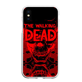 Чехол для iPhone XS Max матовый с принтом The Walking Dead , Силикон | Область печати: задняя сторона чехла, без боковых панелей | amc | carol | daryl | dixon | michonne | negan | reaction | rick | season 10 | twd | zombies | диксон | дэрил | зомби | мертвецы | мишонн | неган | реакция | рик | ходячие