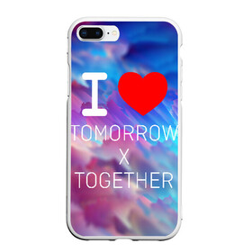 Чехол для iPhone 7Plus/8 Plus матовый с принтом TOMORROW X TOGETHER , Силикон | Область печати: задняя сторона чехла, без боковых панелей | beomgyu | hueningkai | k pop | korean | kpop | soobin | taehyun | tomorrow x together | txt | yeonjun | бомгю | ёнджун | корея | поп | субин | техен | тэхён | хюнин кай