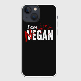 Чехол для iPhone 13 mini с принтом I Am Negan ,  |  | dead | death | lucille | negan | rick | the walking dead | zombie | граймс | дерил | дэрил | зомби | люсиль | мертвецы | мишон | ниган | рик | спасители | ходячие | шепчущиеся