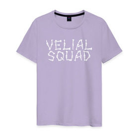 Мужская футболка хлопок с принтом VELIAL SQUAD , 100% хлопок | прямой крой, круглый вырез горловины, длина до линии бедер, слегка спущенное плечо. | velial squad | велиал сквад