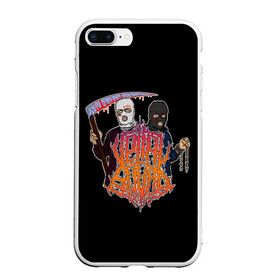 Чехол для iPhone 7Plus/8 Plus матовый с принтом Velial Squad , Силикон | Область печати: задняя сторона чехла, без боковых панелей | horror | music | rap | redvelsqd | rock | музыка | рок | рэп | хоррор